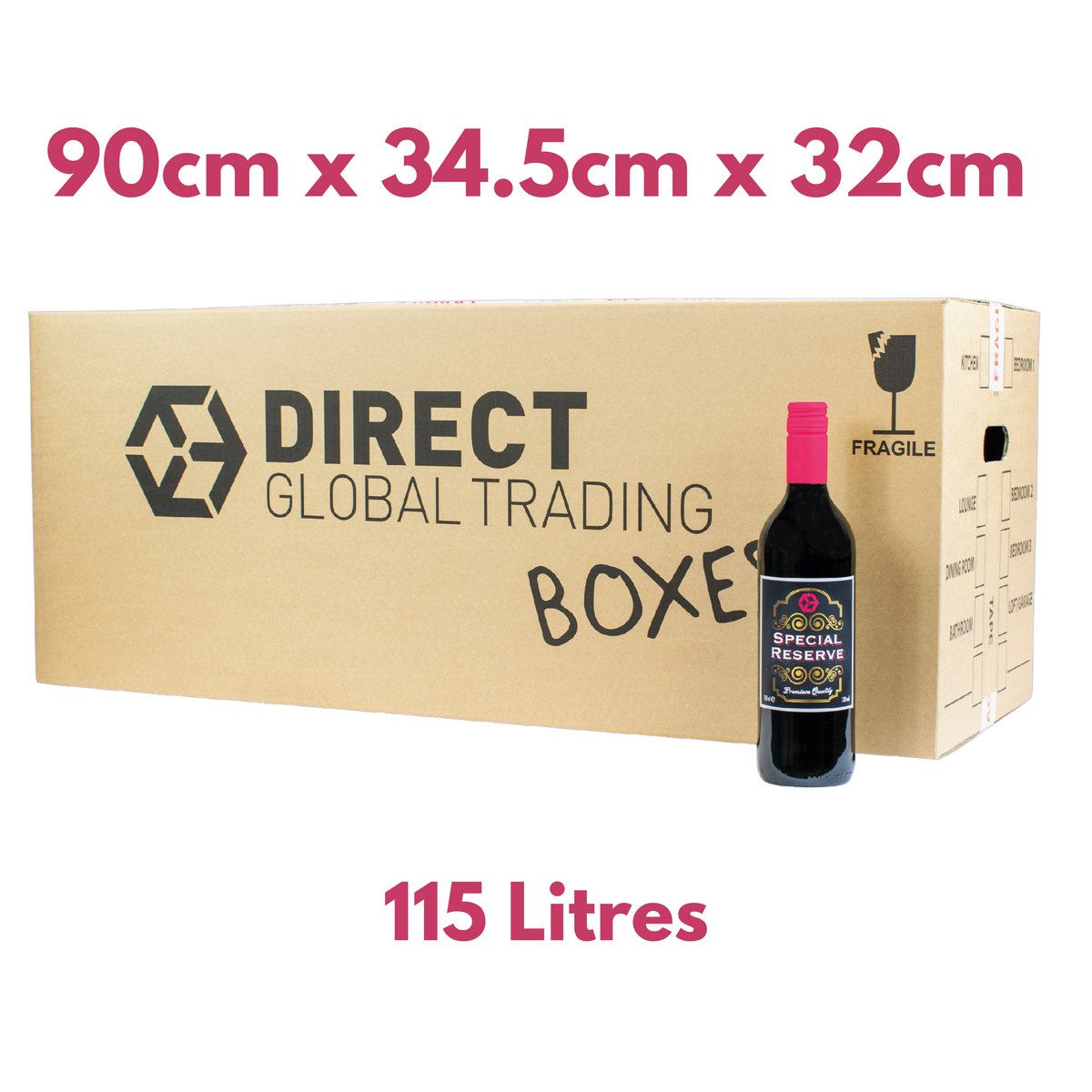 Pack of 10 Strong Large Long Moving House Cardboard Boxes Direct