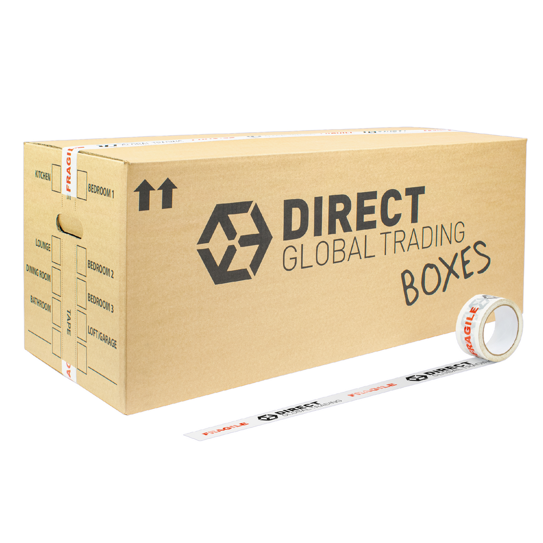 Pack of 15 Strong Large Long Moving House Cardboard Boxes