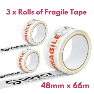 30 Large Strong Cardboard House Moving Packing Boxes Kit with 60 Metres Bubblewrap 3 Rolls Fragile Tape & Marker Pen