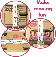 Load image into Gallery viewer, Pack of 16 Ultimate Packing Moving House Box Kit Various Sizes with Fragile Tape
