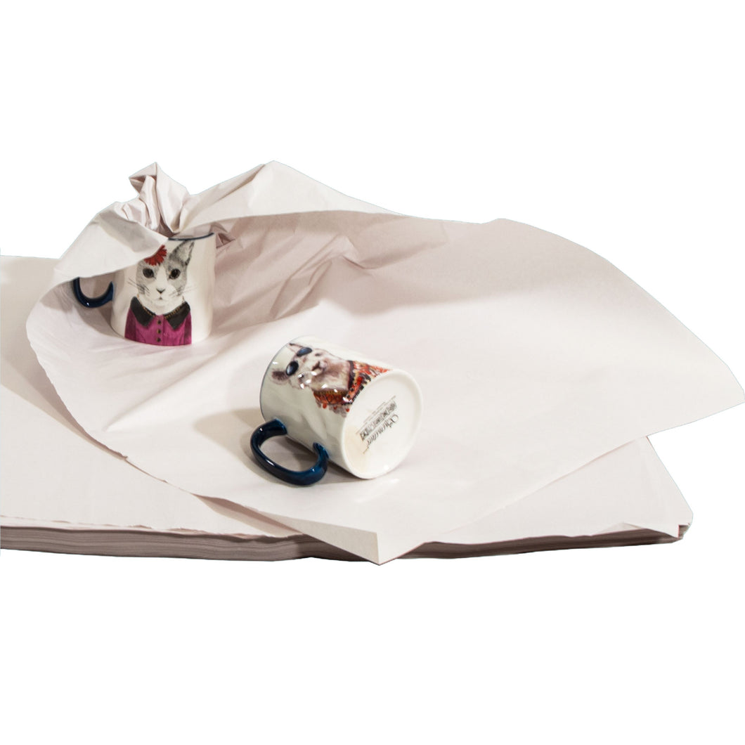 250 Sheets of White Packing Paper Newspaper Offcuts 750mm x 500mm