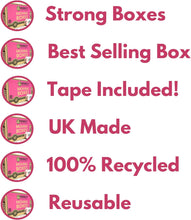 Load image into Gallery viewer, XL Moving House Package 40 Boxes, 2 Rolls of 60m Bubble, 10 Giant Black Bags 6 XL Laundry Clothes Bags 12 Rolls of Tape and 4 Marker Pens