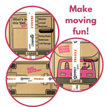 Load image into Gallery viewer, Pack of 5 Strong Large Moving House Cardboard Boxes