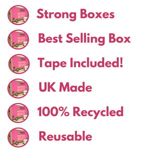 Pack of 20 Royal Mail Small Parcel Size Cardboard Boxes