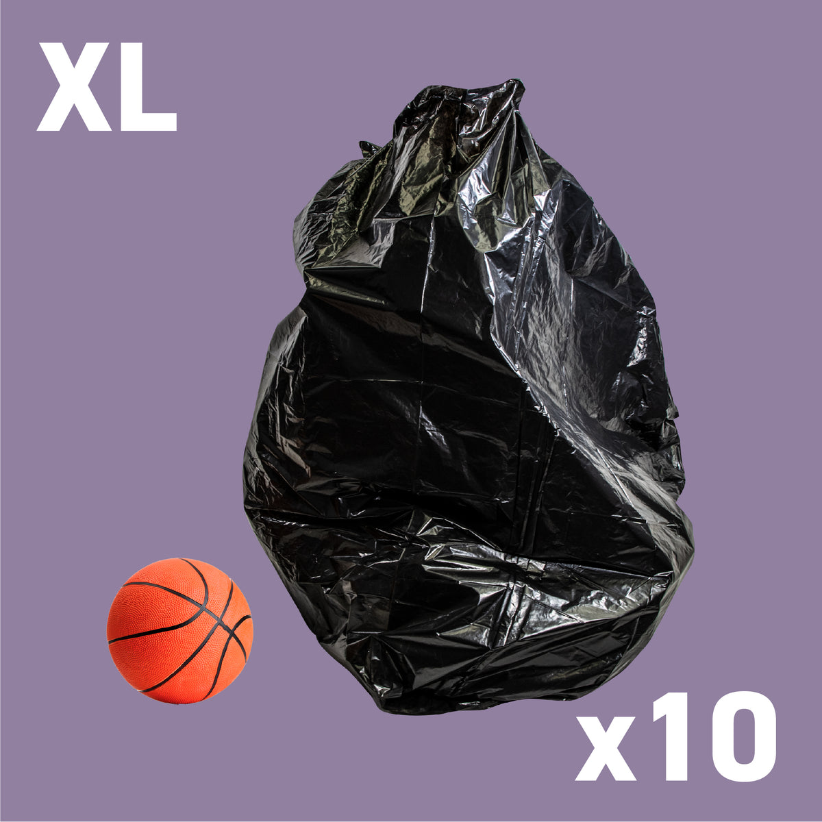 X *10 pack XL Black Sack* Direct Global Trading Boxes