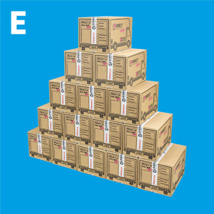 Pack of 40 Strong Moving House Cardboard Boxes (Checked Return)