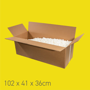 5 Cubic Feet of Loosefill and Extra Large Packing Box