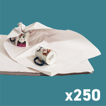 Load image into Gallery viewer, 250 Sheets of White Packing Paper Newspaper Offcuts 750mm x 500mm